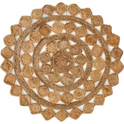 Round Jute Rug - 91 x 152 cm