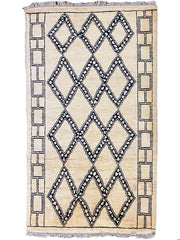 Greige - Size: 6.3 x 4.1 - Imam Carpet Co